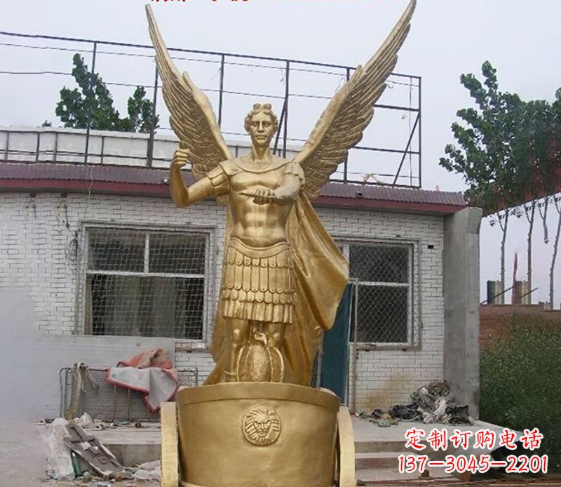 廊坊阿波罗纪念铜雕传承古代精神
