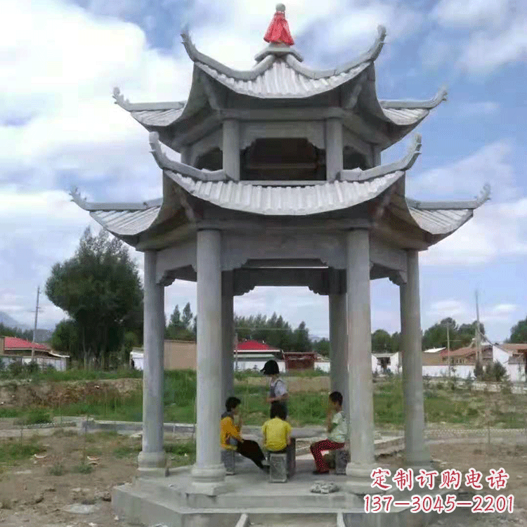 廊坊中式庭院石凉亭