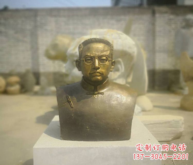 廊坊新“陶行知精神爱国者陶行知胸像铜雕”