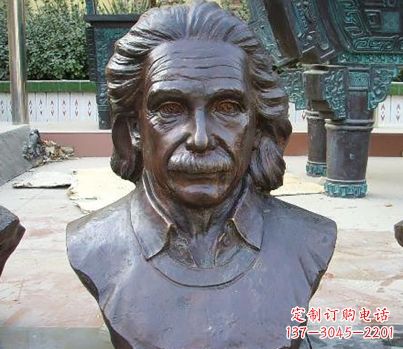 廊坊爱因斯坦铜像永恒的科学精神