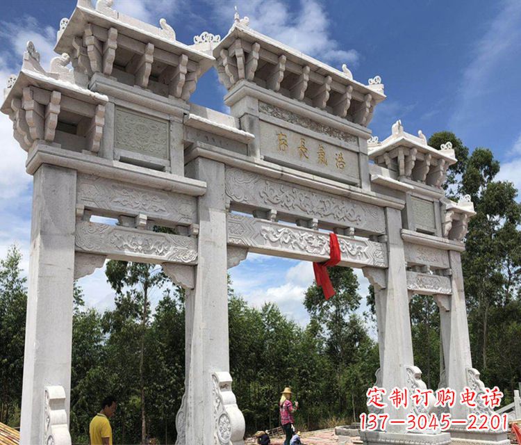 廊坊八脚牌坊石雕