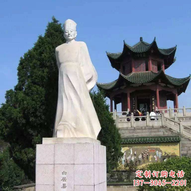 廊坊白居易唐诗雕像