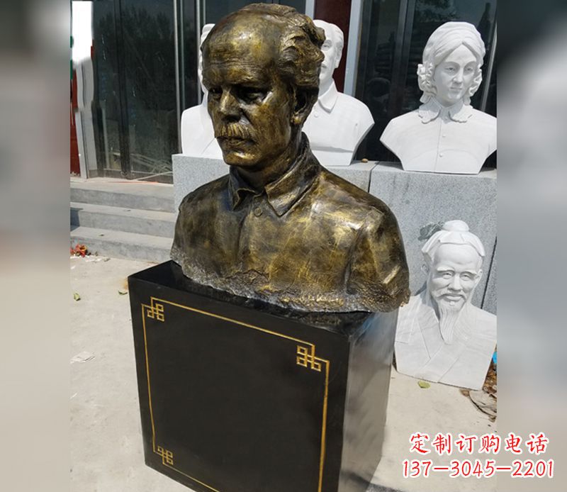 廊坊白求恩胸像荣耀中国历史精神