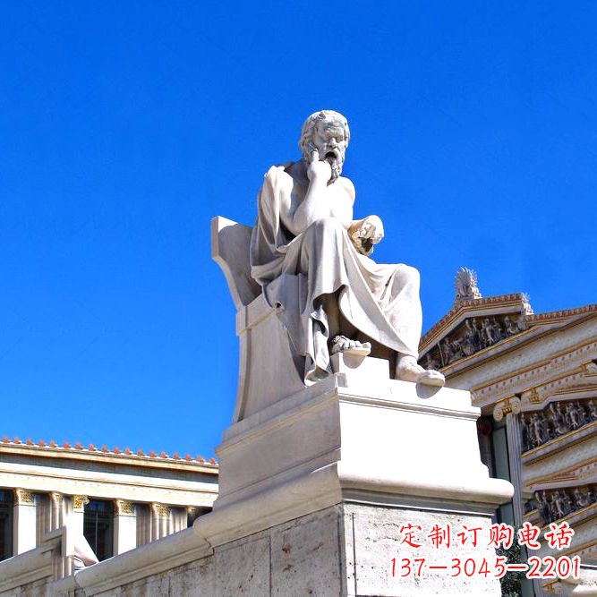 廊坊柏拉图大理石景观雕塑——完美融合现代城市文化与古典艺术