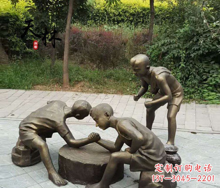 廊坊儿童公园铜雕