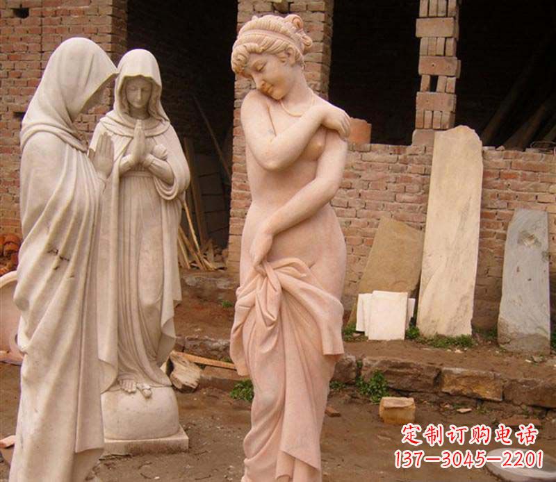 廊坊半裸女人大理石雕塑