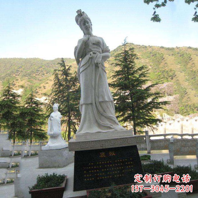 廊坊褒姒雕像-中国古代知名美女“烽火戏诸侯”相关人物雕塑