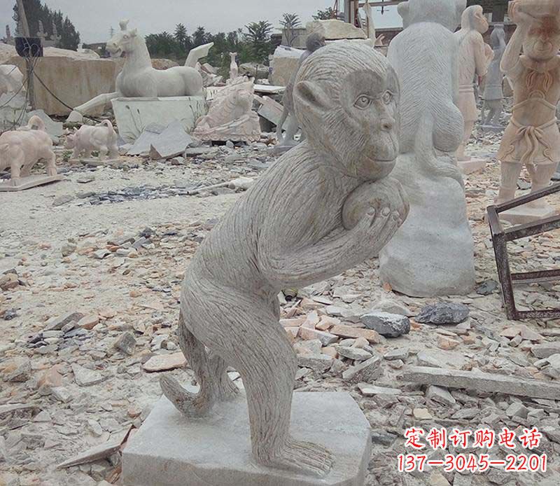 廊坊新猴子雕像,传承古老传说