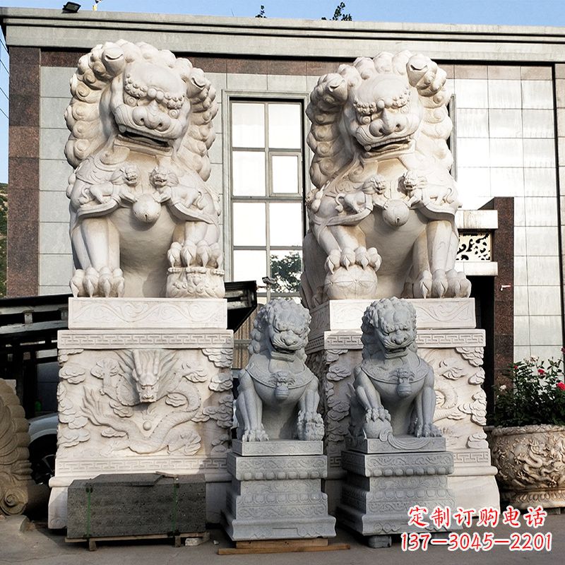 廊坊石狮子雕塑——守护家园的看门神