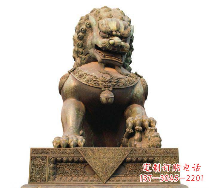 廊坊北京狮大型狮子铜雕