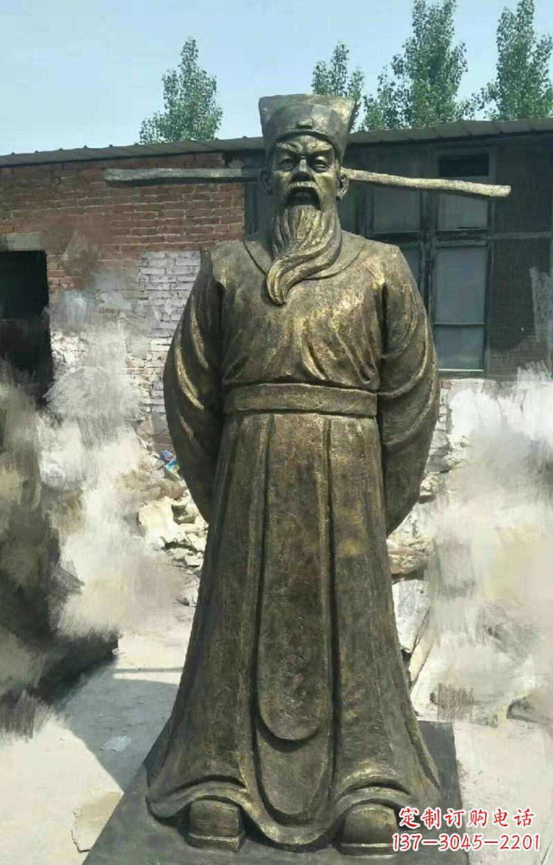 廊坊北宋名臣包拯铜雕