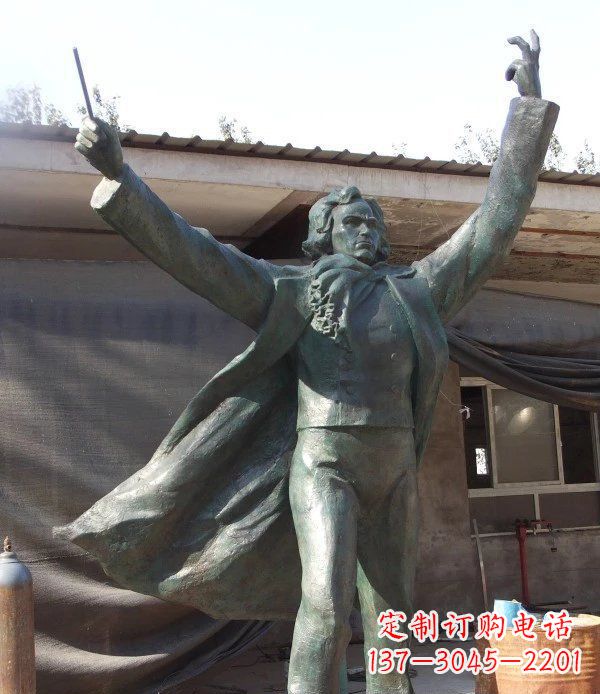 廊坊贝多芬广场西方名人铜雕