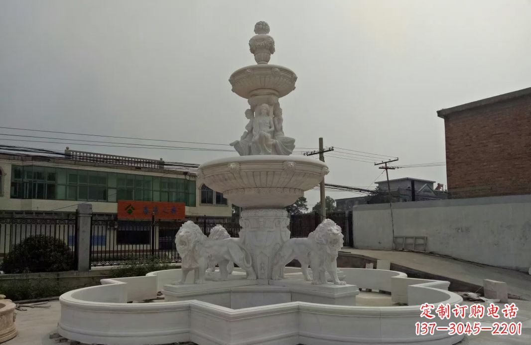 廊坊别墅大型欧式喷泉石雕