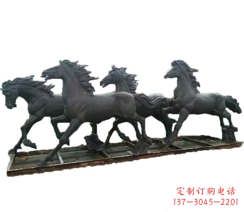 廊坊铜质动物雕塑,为别墅景观增添美感
