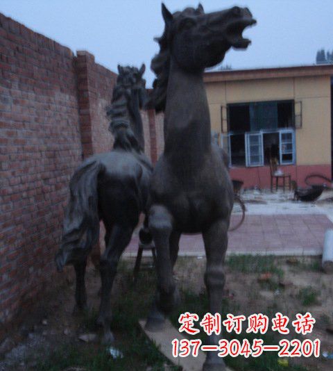 廊坊精美铜雕动物马