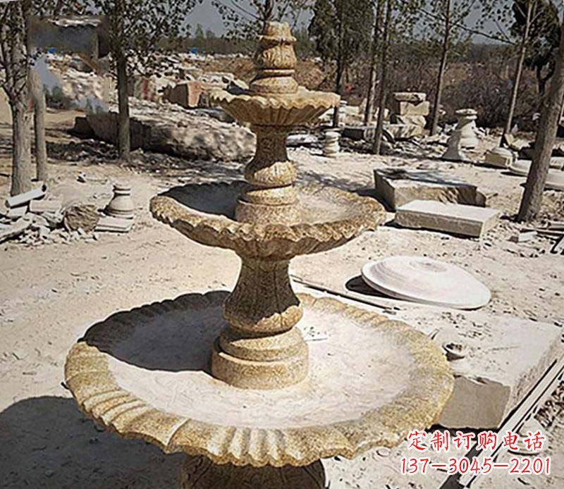 廊坊别墅石雕景观喷泉