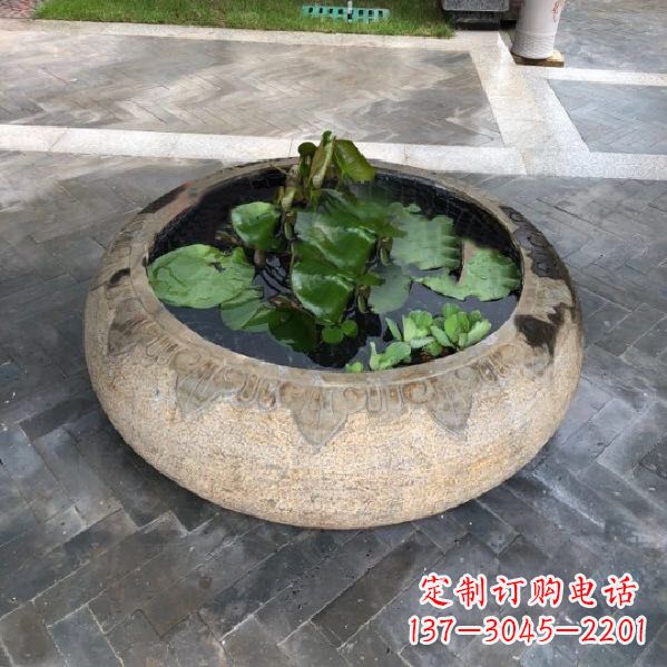 廊坊经典古典仿古石雕鱼缸