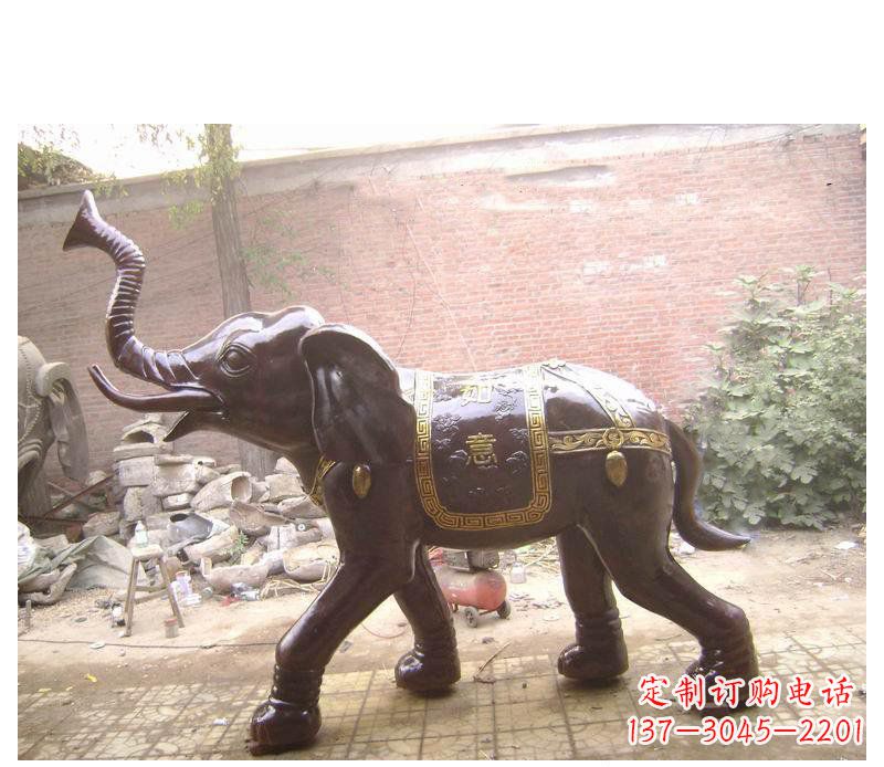 廊坊玻璃钢大象雕塑