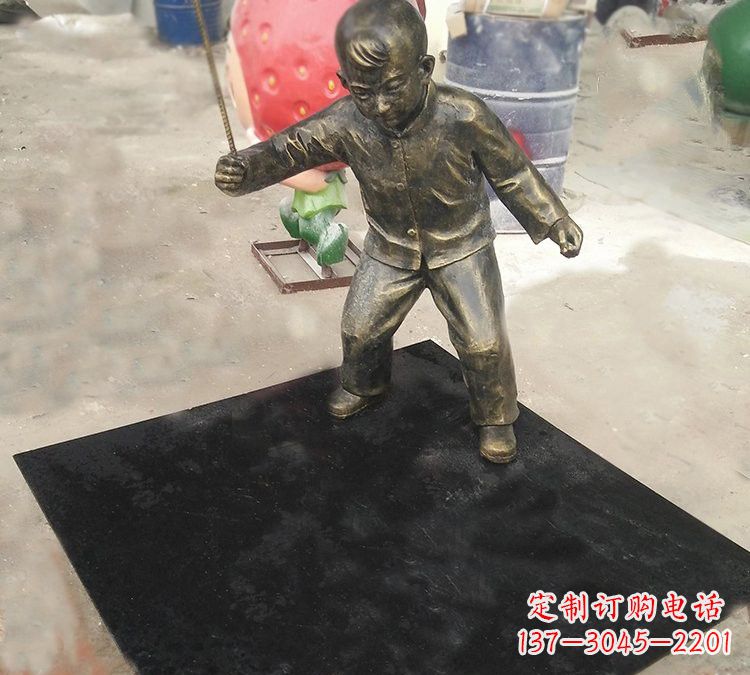廊坊玻璃钢陀螺雕塑