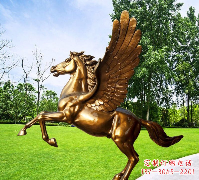 廊坊玻璃钢仿铜动物马雕塑