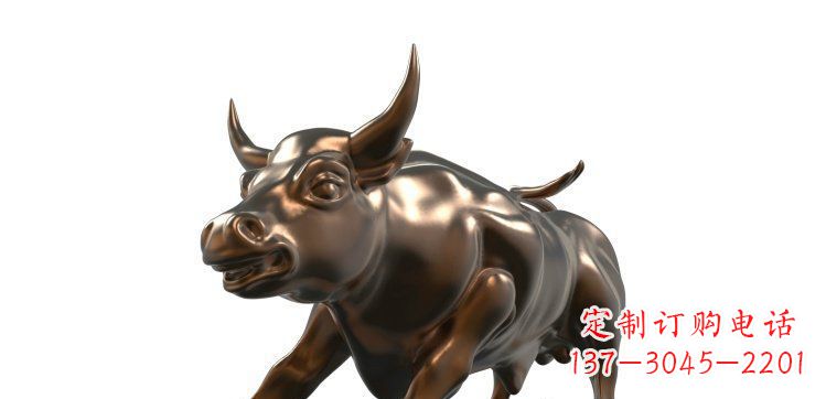 廊坊玻璃钢仿铜牛公园动物雕塑视觉盛宴