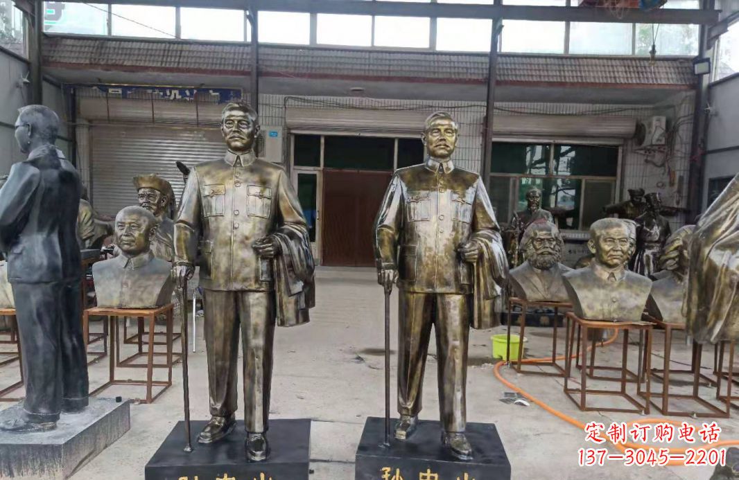 廊坊玻璃钢仿铜的孙中山雕塑——缅怀伟人,传承精神