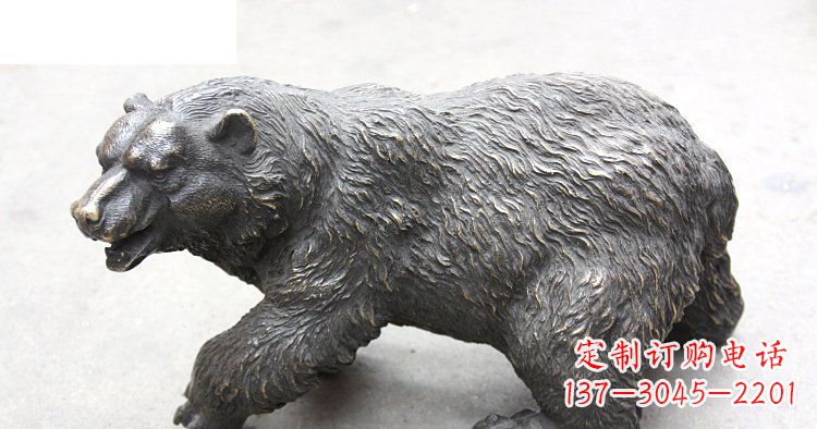 廊坊以玻璃钢制作的北极熊雕塑