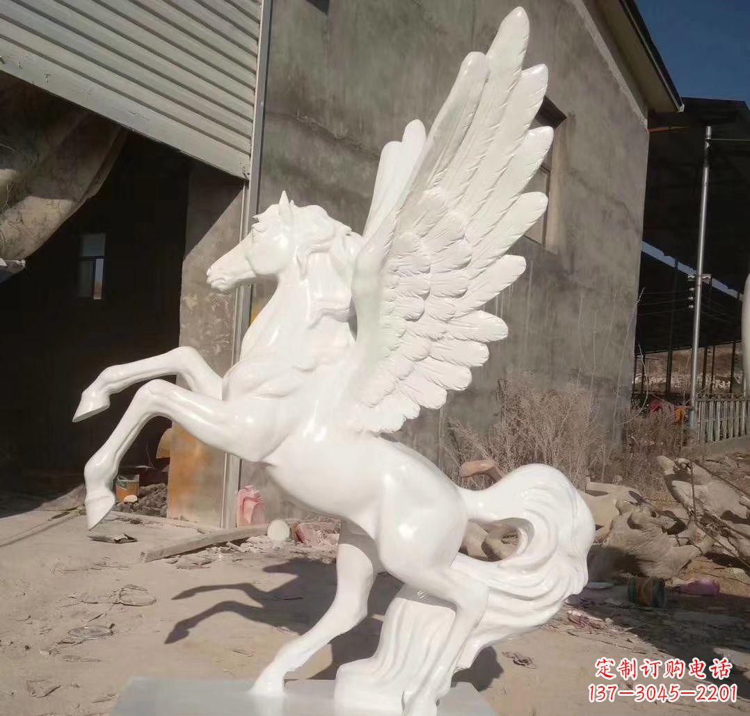 廊坊玻璃钢飞马雕塑动物雕塑精彩之旅