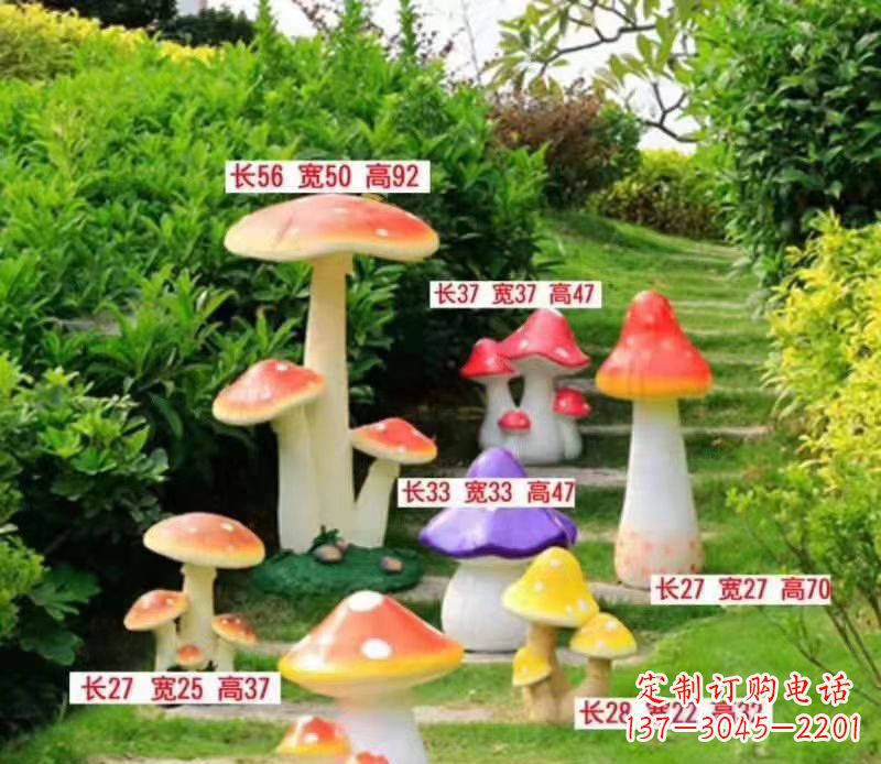 廊坊玻璃钢蘑菇雕塑——描绘美丽景色