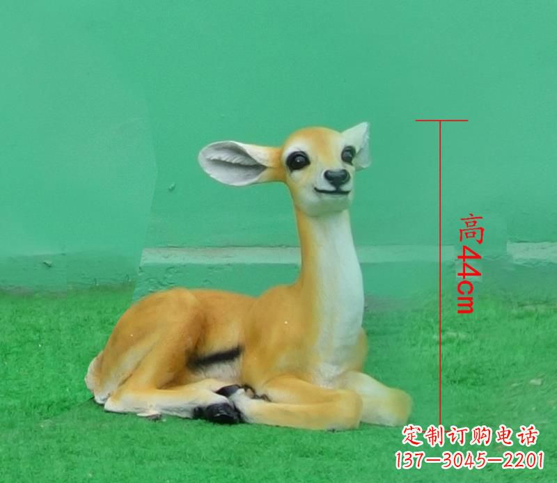 廊坊玻璃钢制作的羚羊雕塑