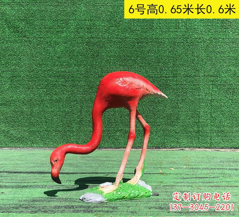 廊坊玻璃钢火烈鸟雕塑222