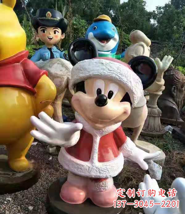 廊坊玻璃钢制米老鼠雕塑