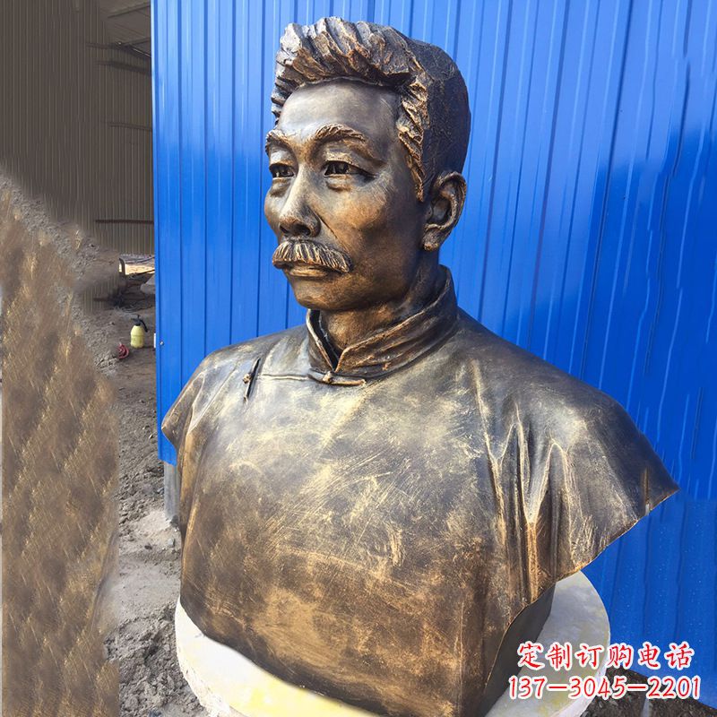 廊坊鲁迅雕塑传承伟大的文学遗产