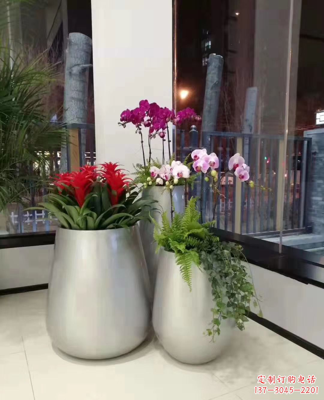 廊坊玻璃钢花盆雕塑艺术之美