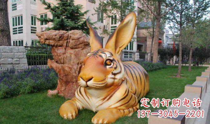 廊坊玻璃钢兔子雕塑精致、经典、永恒