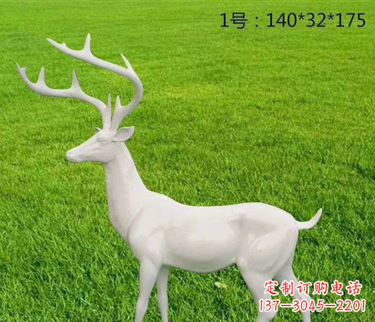 廊坊玻璃钢小鹿古朴清新的动物雕塑
