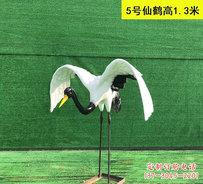 廊坊仙鹤雕塑经典之美
