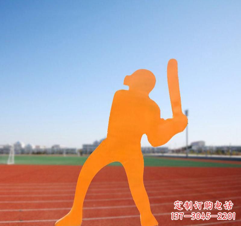 廊坊棒球运动人物雕塑传承棒球精神