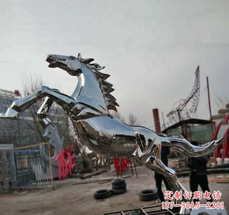 廊坊不锈钢奔跑马雕塑