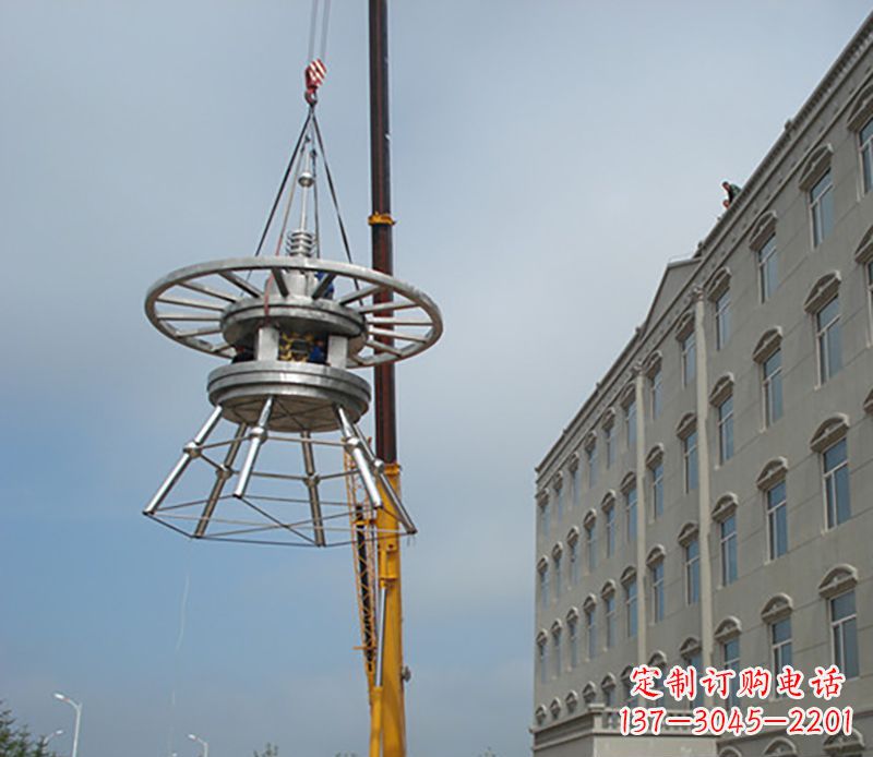 廊坊不锈钢避雷针造型雕塑