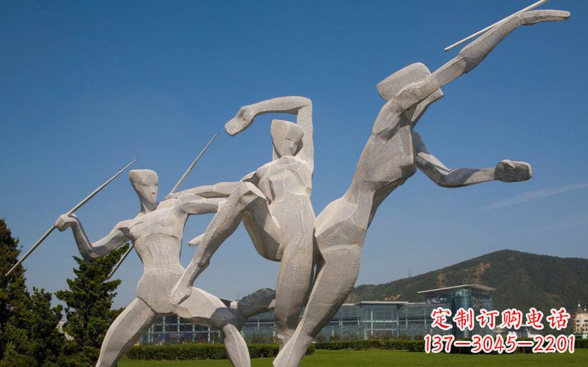 廊坊不锈钢标枪雕塑一种新型的艺术形式