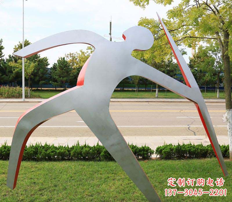 廊坊不锈钢标枪雕塑精美的艺术品