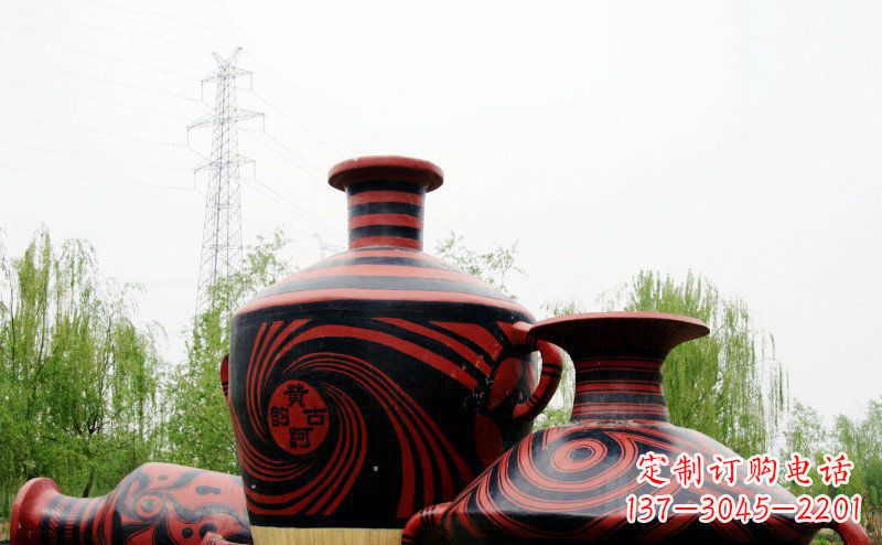 廊坊不锈钢彩色花盆雕塑让空间更加精致