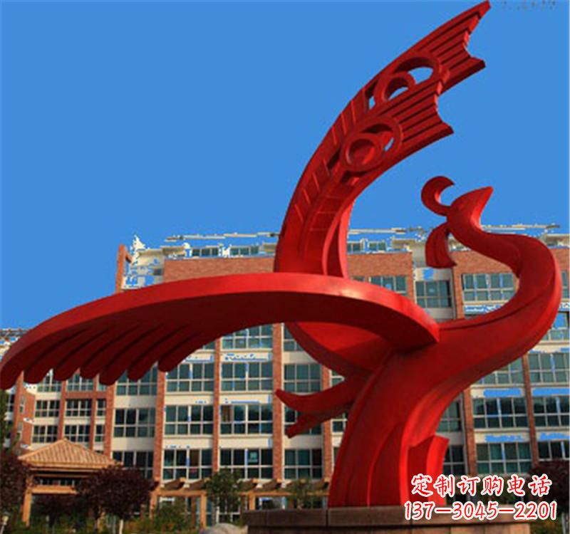 廊坊不锈钢城市凤凰 雕塑