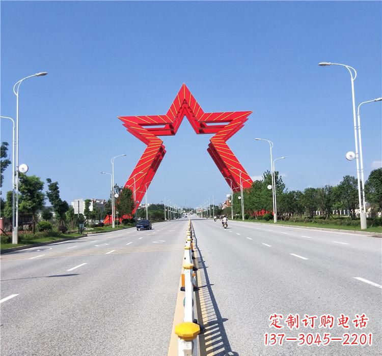 廊坊不锈钢城市拱门雕塑