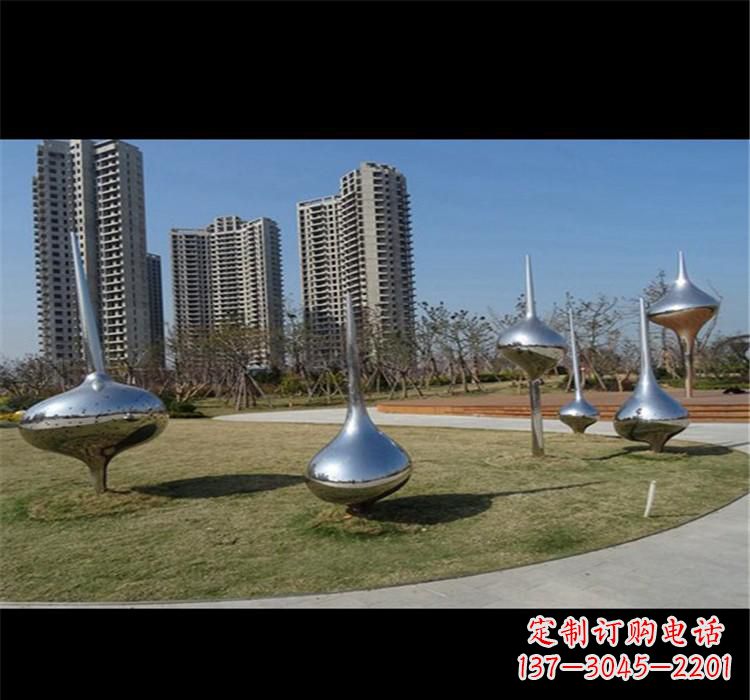 廊坊不锈钢城市水滴雕塑