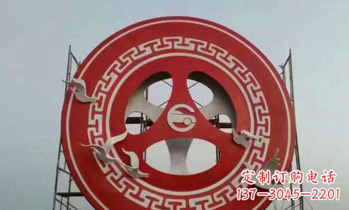 廊坊不锈钢齿轮广场雕塑