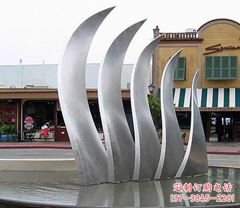 廊坊不锈钢翅膀雕塑