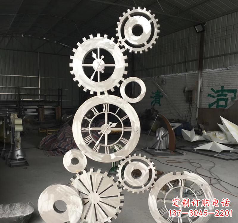 廊坊不锈钢齿轮景观雕塑