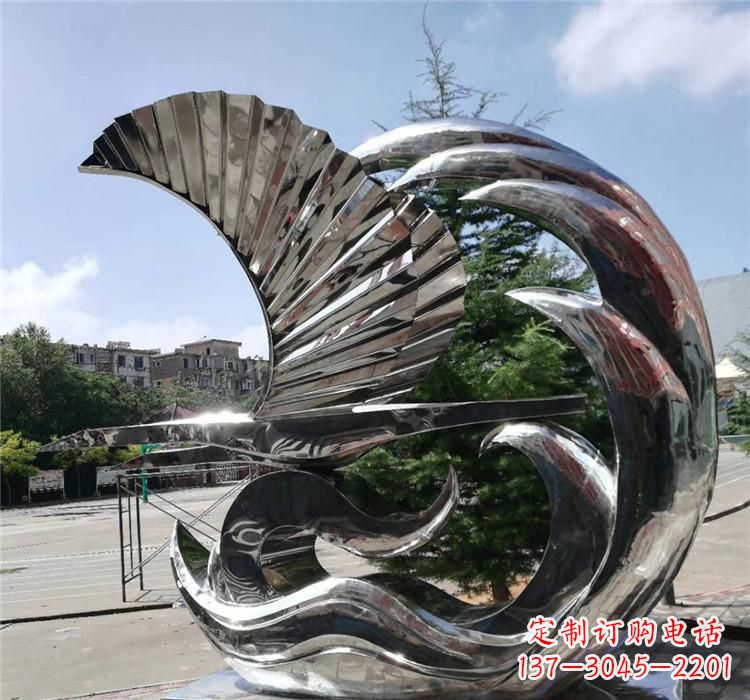 廊坊不锈钢翅膀艺术雕塑